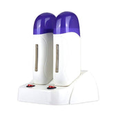 Double Handheld Depilatory Roll on Wax Heater Roller - GreenLife-Wax Warmer